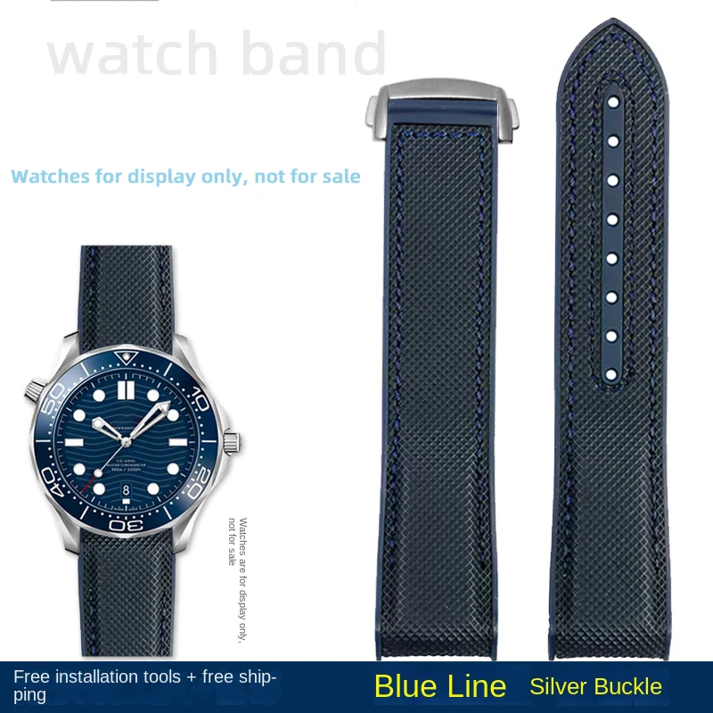 Premium Nylon Waterproof Strap in Orange - 20mm, 21mm, 22mm Sizes