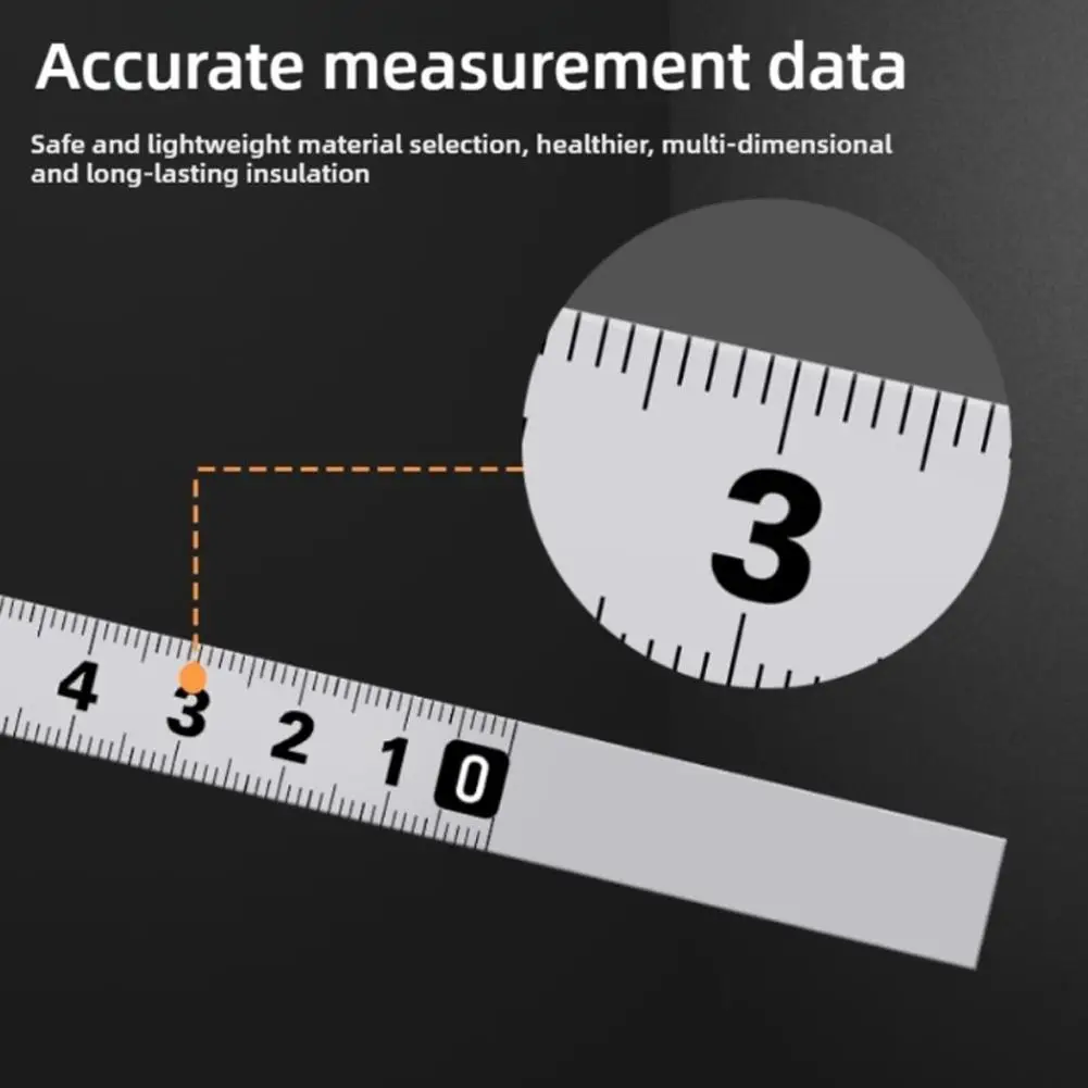 Self-Adhesive Measuring Tape Steel Workbench Ruler Metric Scale Rust-Proof