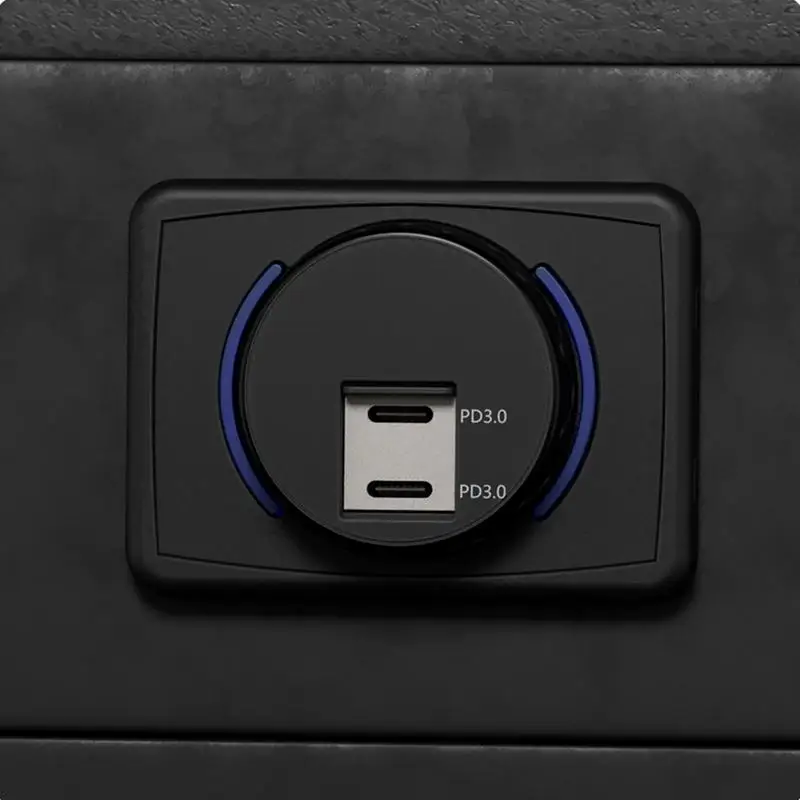 double PD 3.0 Charger Socket For RV USB Outlet Adapter Quick Charger Car USB Socket With USB Charging Ports Power Socket