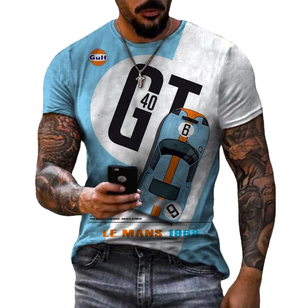 

Alfa Romeo Racing Men'S And Women'S Retro Printing O-Neck T-Shirt Summer Short Sleeve Racing Team Club Bystander T-Shirt 2022