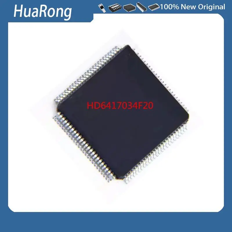 

2 шт./партия, HD6417034F20 6417034F20V SH7034 QFP112