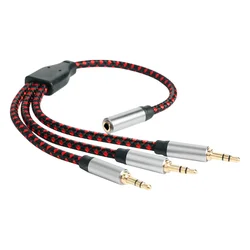 Universal Multi - Port 3.5mm Audio Splitter with TRS Stereo Extension Cable - 0.3m (1Female - 3Male B)