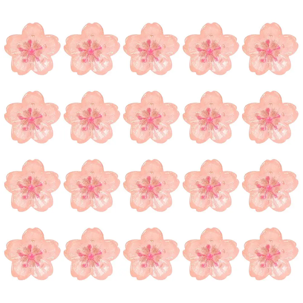 20Pcs 꽃무늬 엄지핀 디자인 여성용 장식 푸시핀 책상 장식 사무용품 코르크보드 액세서리 게시판