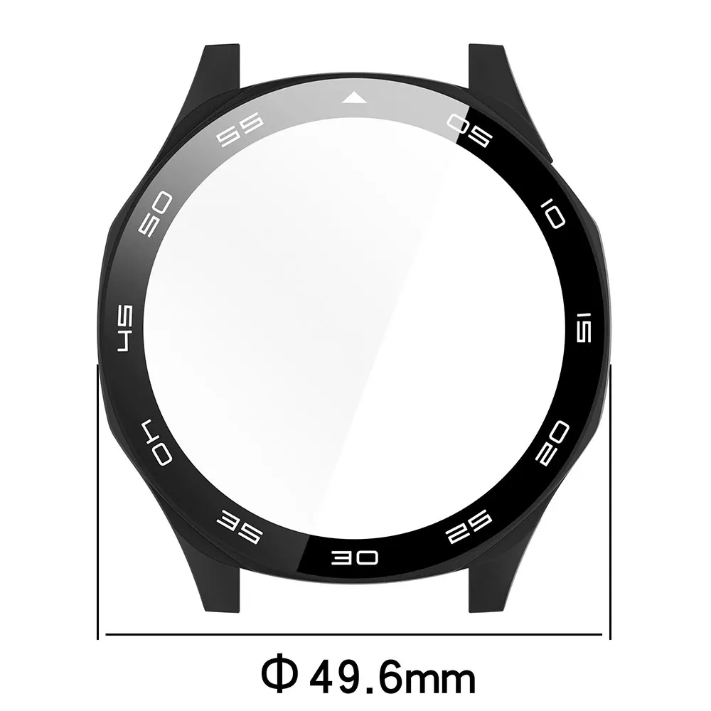 Premium Protective Case & Screen Protector for Huawei Watch GT5 46mm - All-Around Anti-Scratch Bumper Cover