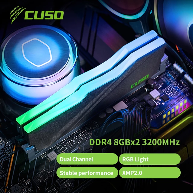 Memoria Ram Ddr4 Dual Channel 3200mhz  Ram Memory 16gb Rgb Ddr4 3200mhz -  Rgb Ddr4 - Aliexpress