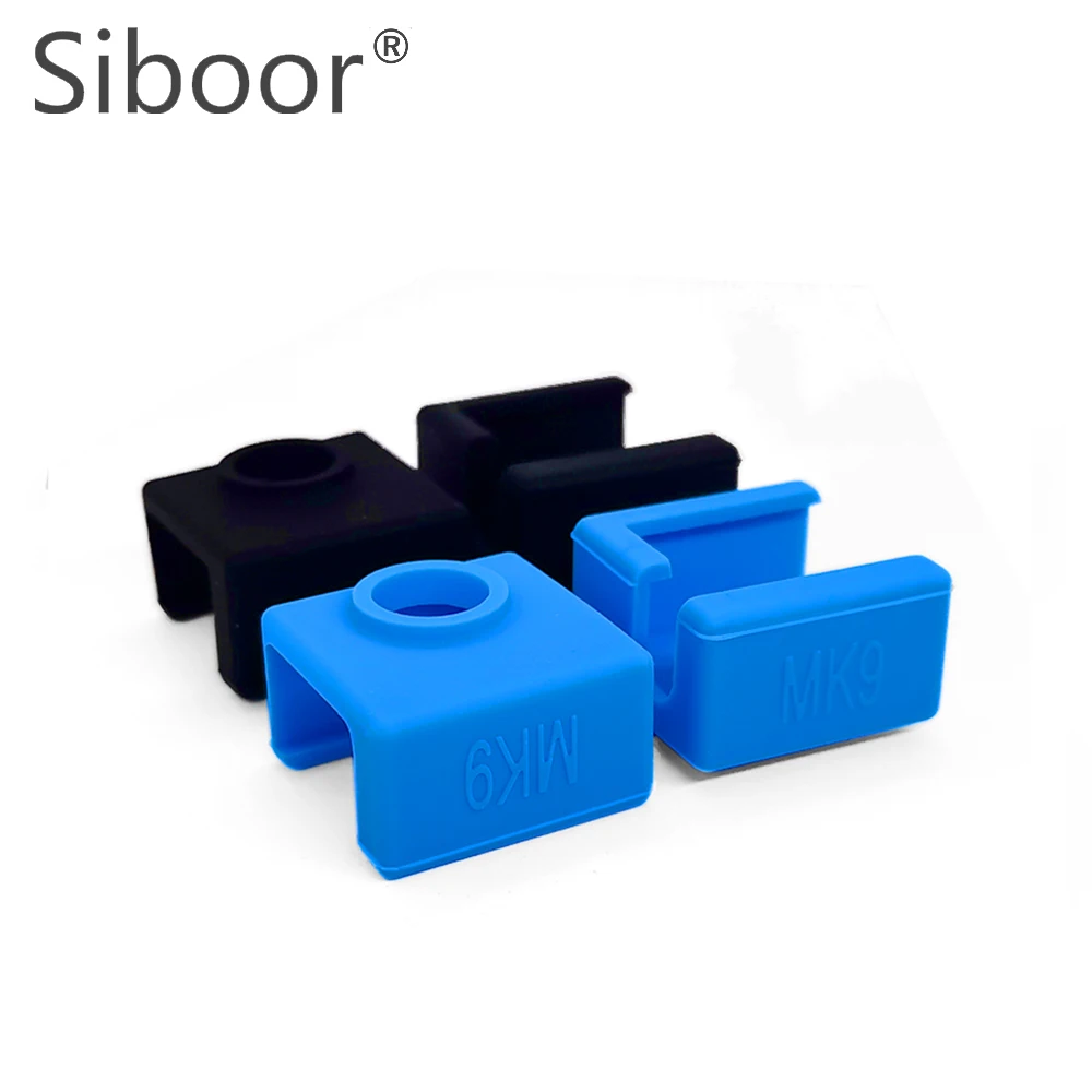 

3D Printer MK9 Protective Silicone Sock Cover Case for Heater Block of Creality CR-10 10S S4 S5 Ender 3 Anet A8 MK8 MK9 Hotend