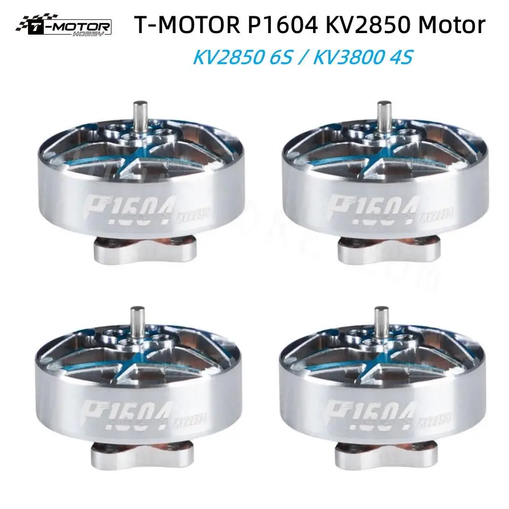 

1/2/4 PCS T-MOTOR P1604 KV2850 6S / KV3800 4S FPV Motor For 3.5 inch freestyle sub 250g FPV Racing Drone