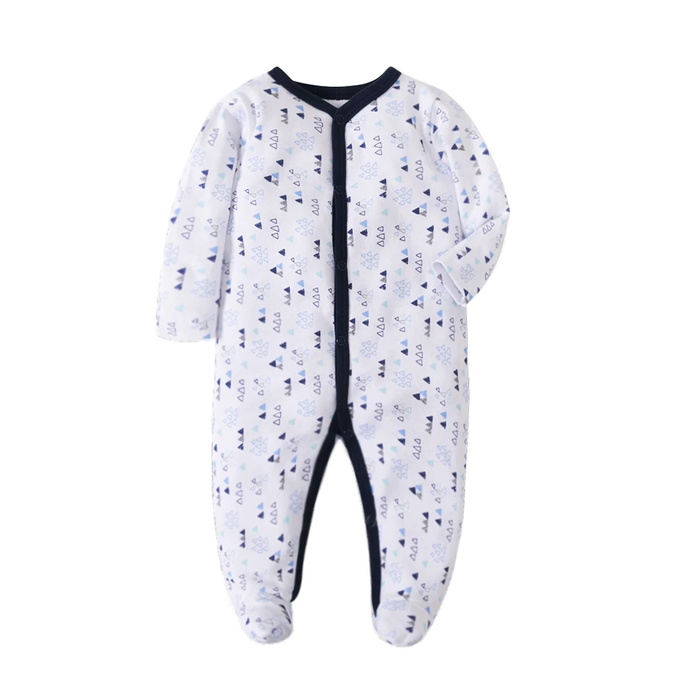 Newborn Baby Boys Girls Sleepers Pajamas Babies Jumpsuits Infant Long Sleeve 0 3 6 9 12 Months Clothes