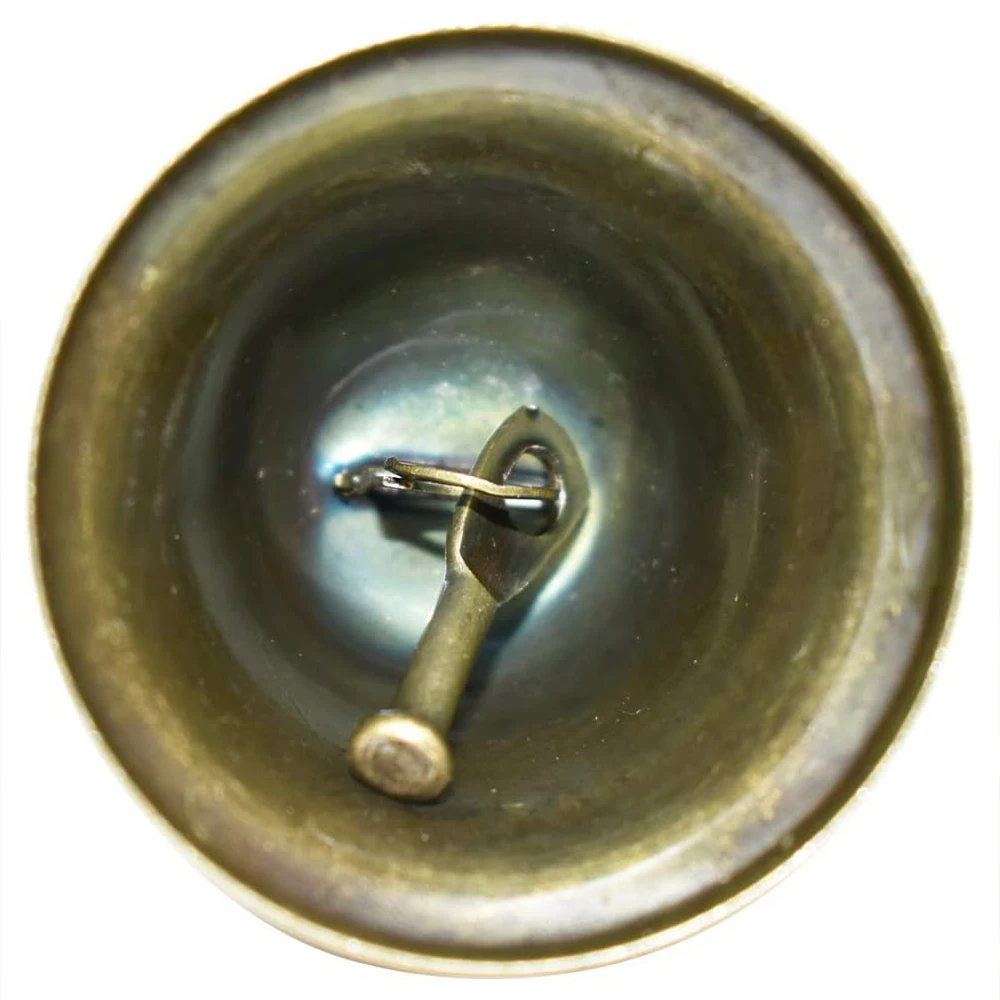 16Pcs Vintage Bronze Jingle Bells Christmas Decoration Dog Doorbell Potty Training Housebreaking Making Wind Chimes