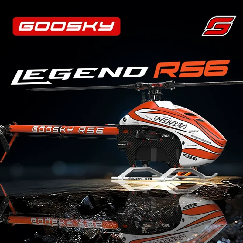 GOOSKY RC 헬리콥터 RS6-600 레전드 키트 3D 플라이바리스 모델 6-12S 배터리 BAF060007 어린이를위한 RC 비행기 생일 선물