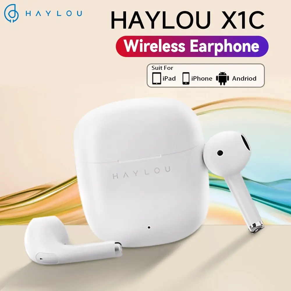 Haylou X1C Nuovi Auricolari Wireless Bluetooth Bt5.3 Clear Call Tws Touch Control Auricolari Sportivi 280Mah Per Iphone Android