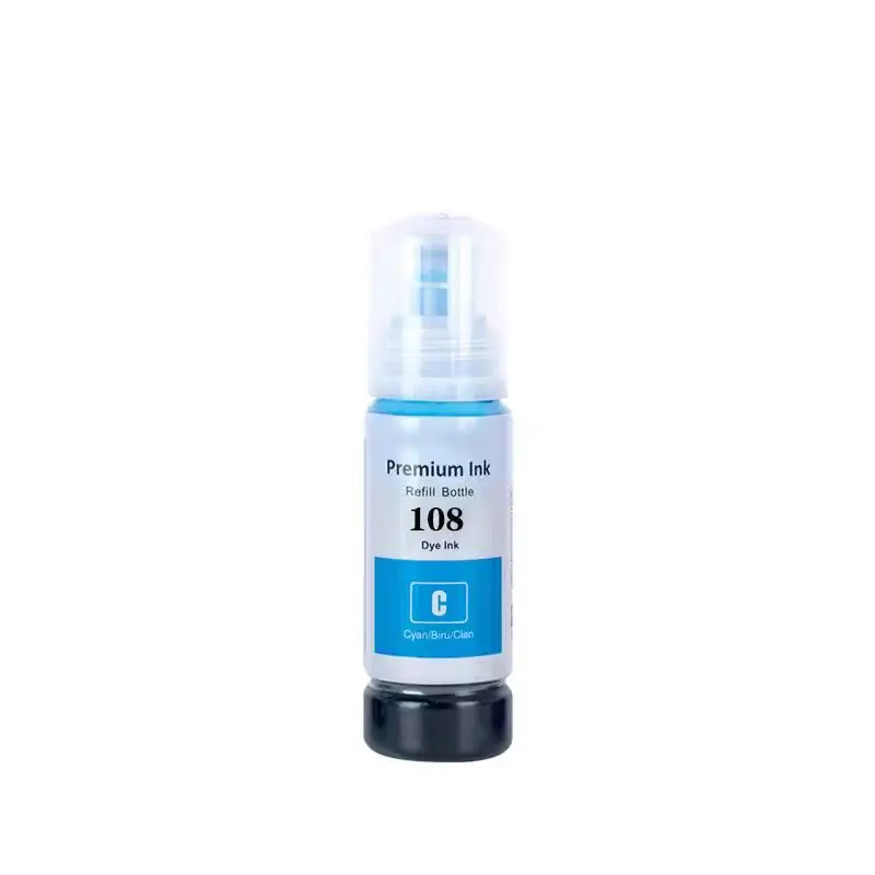 Premium Refill Ink 1Set 108 for Epson L8050 L18050 Printer