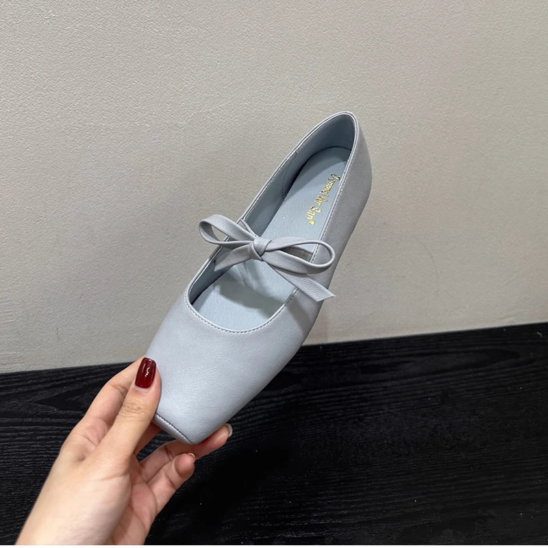 Designer Spring Flats Women's Ballet Shoes Comfort Soft Sole Shoes Outdoor Party Dress Female Slip On Shoes