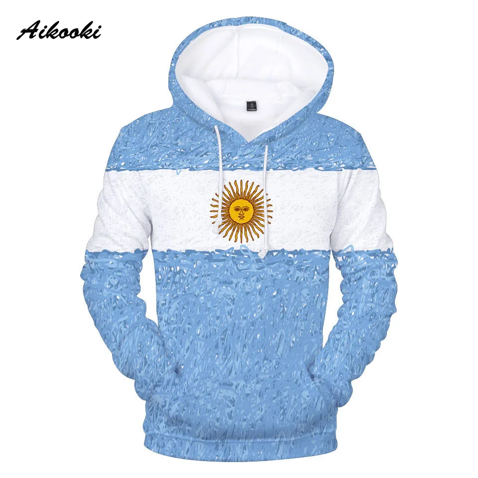

Argentine National Flag 3D Hoodies Men Women Sweatshirts New Arrivals Print Argentina Flag Spring Winter Hoody Polluvers Tops