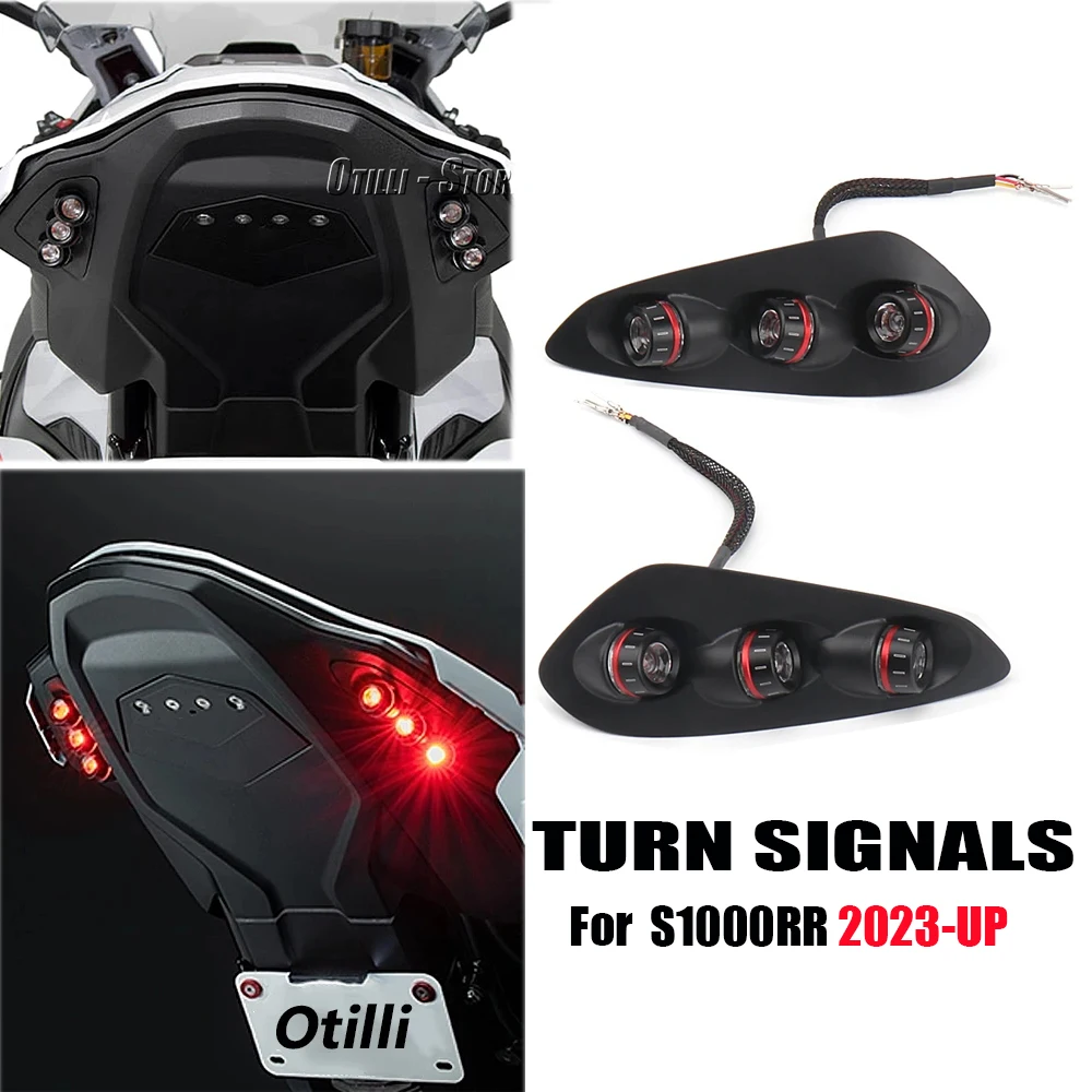 

New LED Motorcycle For BMW S1000RR S 1000 RR S1000 RR 2023- Turn Signal Light Indicators Flash Blinkers Flicker Tail Lamp