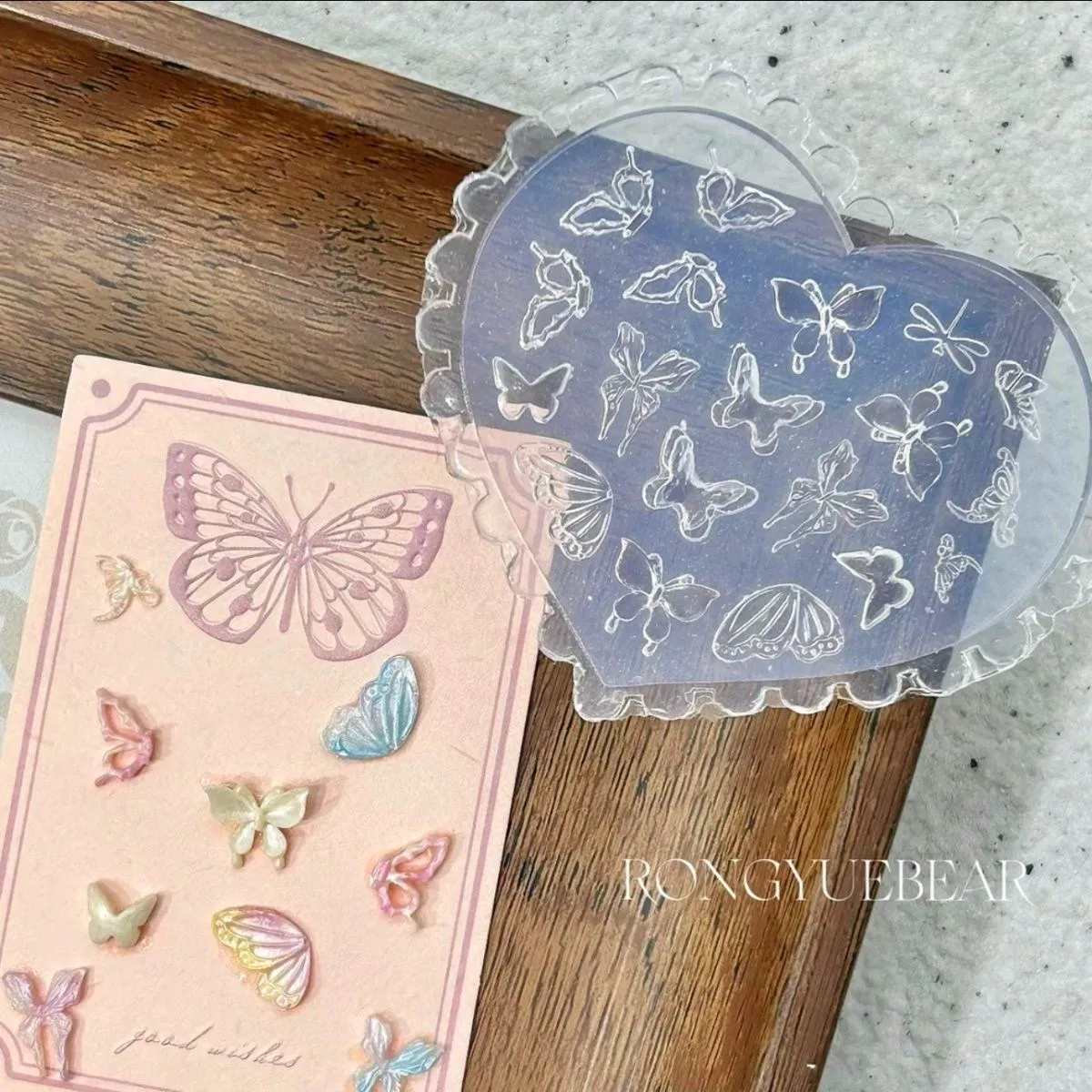 Tulip Sea Shell Rabbit Goldfish Starfish 3D Acrylic Nail Mold 1pc Nail Decorations DIY Silicone Manicure Mold Art nail art mold