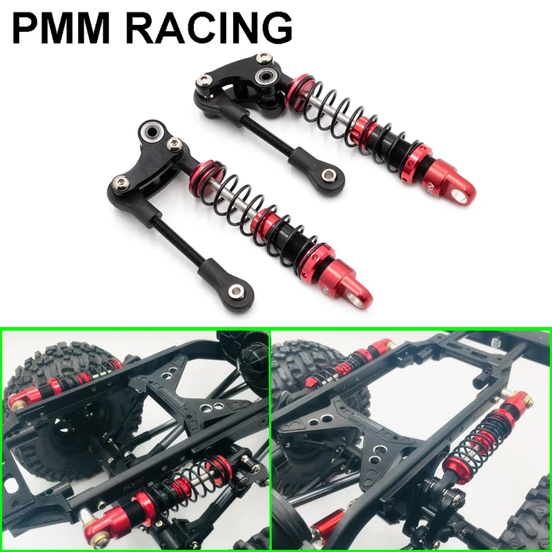 

Metal Suspension beam bedroom Shock absorber DIY kit For 1/10 RC Crawler Car Traxxas TRX4 Axial scx10 ll 90046 Upgrade parts