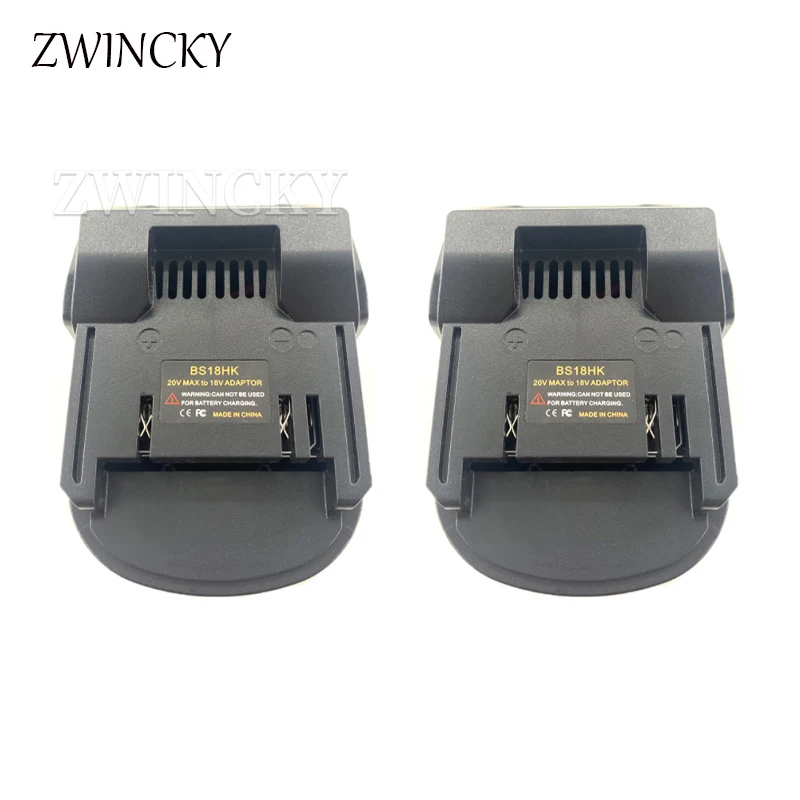 Adattatore Batteria Zwinkky Bs18Hk Per Batteria Al Litio Bosch 18V Converti Per Utensili Elettrici Hitachi/Hikoki 18V Li-Ion Batttery