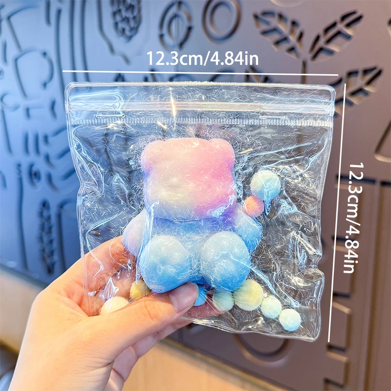 Cute Color Cat Claw Squeeze Toy Fidget Toy Rabbit Bear Squishy Pinch Kneading Toy Stress Reliever Vent Toy Kid Party Favor 6
