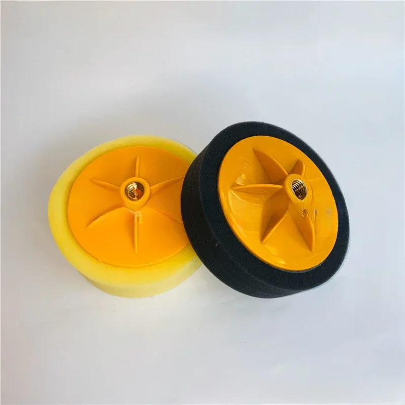 Reduction Screw Polishing Disc Mirror Reduction Sponge Wheel Car Beauty Waxing Sponge Ball 6 Inch M14 Disk Thick Medium and Fine