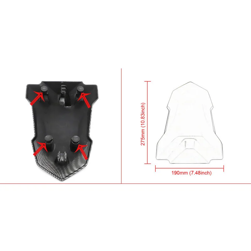Motorcycle Accessories Motorcycle Fairing for BMW S1000RR Rear Seat Cover Tail Section Fairing Cowl Passenger M1000RR S 1000 RR