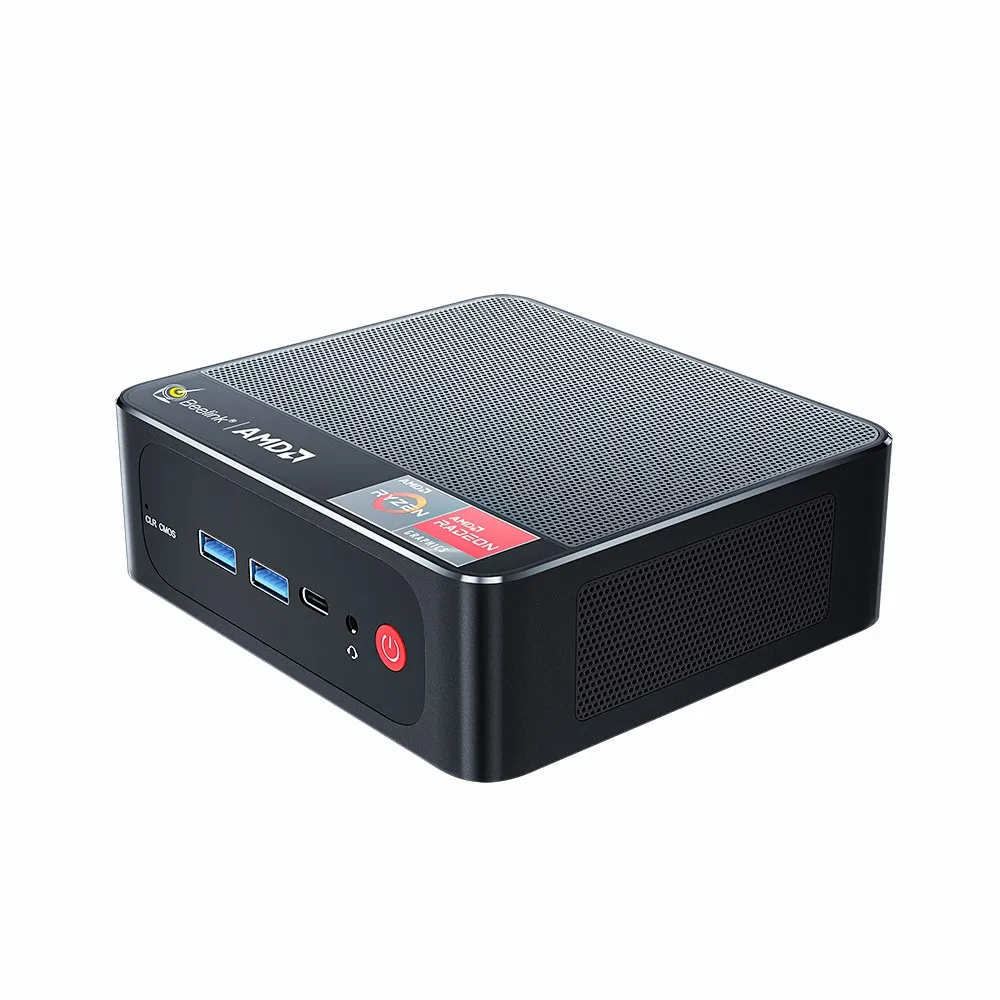 

2022 AMD 3200U Mini desktop pc computer portable computadora cooling fan thin client