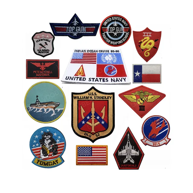 LIBERWOOD Top Gun Flight Test MAVERICK Ranger Patch portachiavi Tomcat  Fighter arma School Academic Squadron Badge per giacca - AliExpress