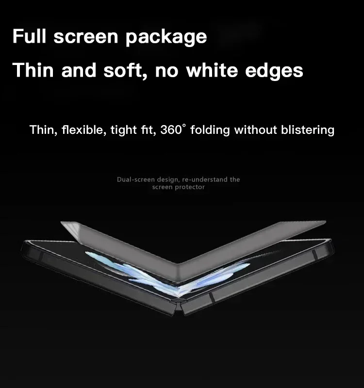 Pellicola idrogel opaca per Samsung Galaxy Z Flip 7 6 5 4 3 Interno esterno Morbido TPU Copertura completa per Z Flip 6 Protezione schermo - immagine 2