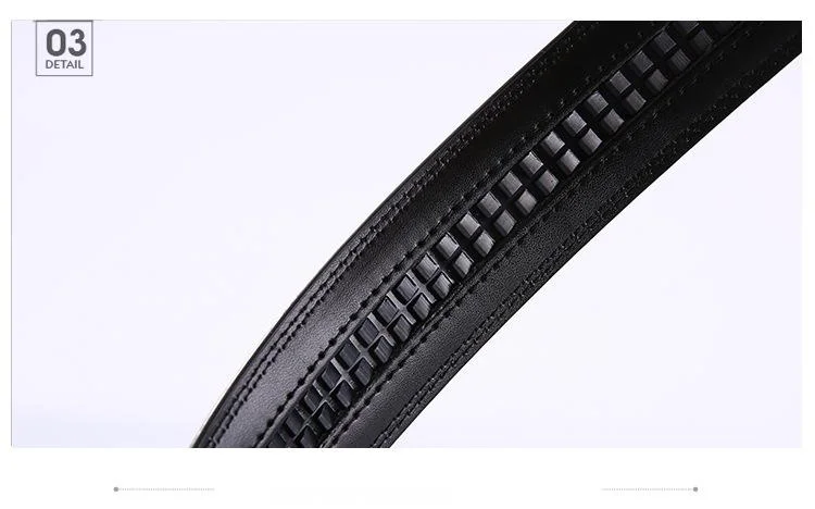 Automatic Buckle Belt For Men Elegant Business Leather Belt_voghion.com