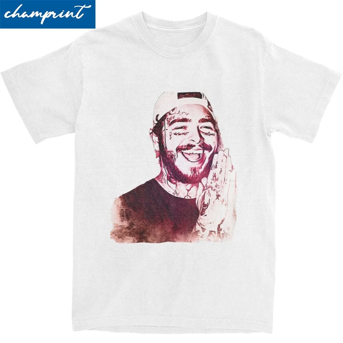 Футболка Мужская/женская с надписью M-Malones, с рисунком