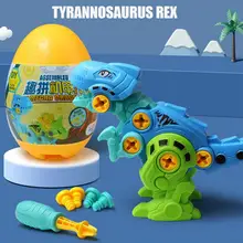 

Manual Skill Educational Dinosaur Toy Realistic Manual Skill Freely Matching Construction Building Dinosaur Egg Toys for Kids