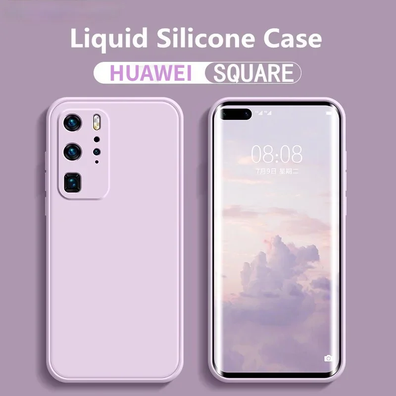Candy Color Liquid Silicone Case – Luxury Protective Soft Cover with Camera Protection