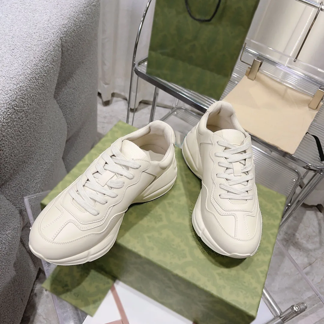 Classic Versatile Dad Shoes 2024 Spring New Colored Thick Sole Heightened Lace up Couple Sports Shoes