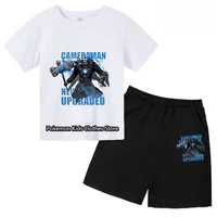 Kids Game Skibidi Toilet Tshirt Set Boys Game SpeakerMan Camcorder Man Tv Man Children Clothing Baby Girs Sweatshirt Teen Tops 1