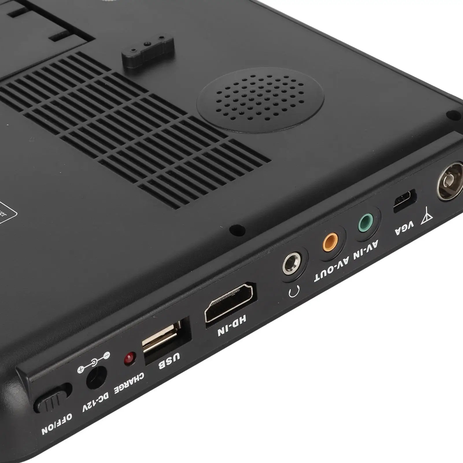 10 Inch HD Portable TV 1080P TFT LED Video Player for home & Car, Rechargeable with EU Plug 100-240V