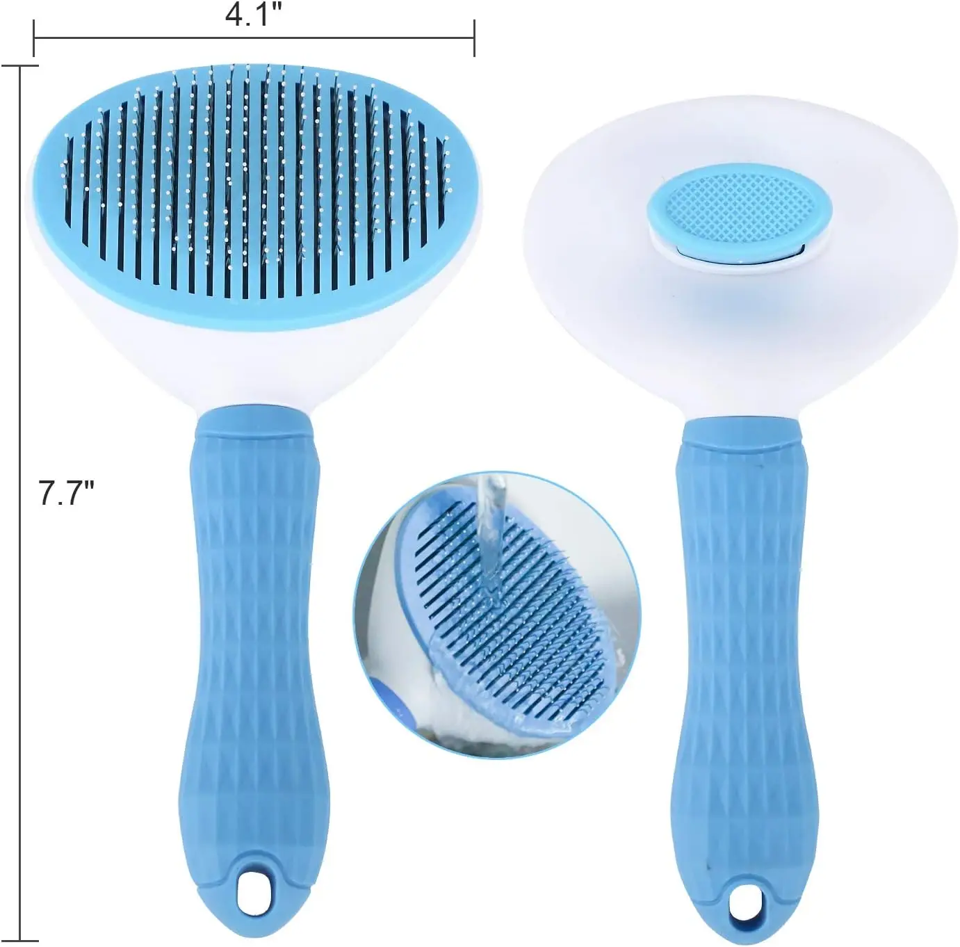 Pet Hair Remover Brush,Easy to Remove Loose Undercoat,For Dogs Cats Grooming Tools, Pet Hair Removal Comb Dogs Accessories 5