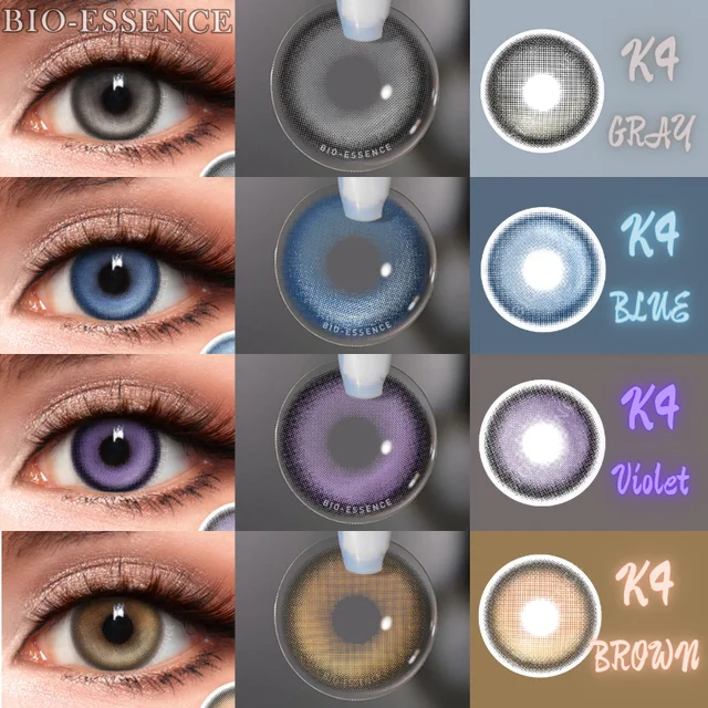 Bio-essence 1 Pair Color Contact Lenses for Eyes Anime Makeup