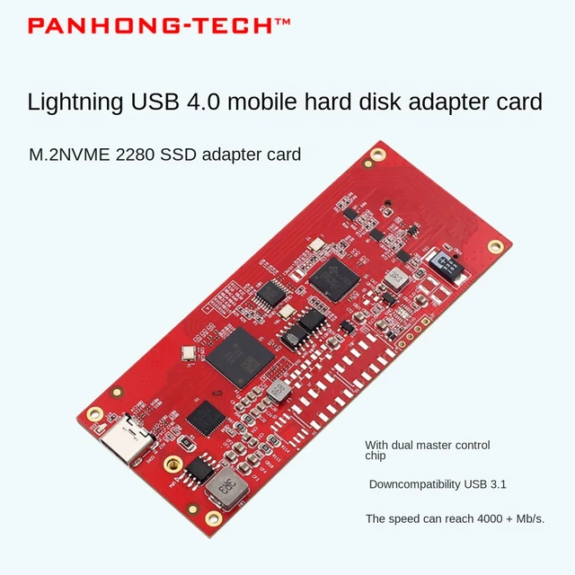 NewQ USB4 SSD Enclosure: USB 4.0, Thunderbolt 4/3 M.2 PCIe 4*4