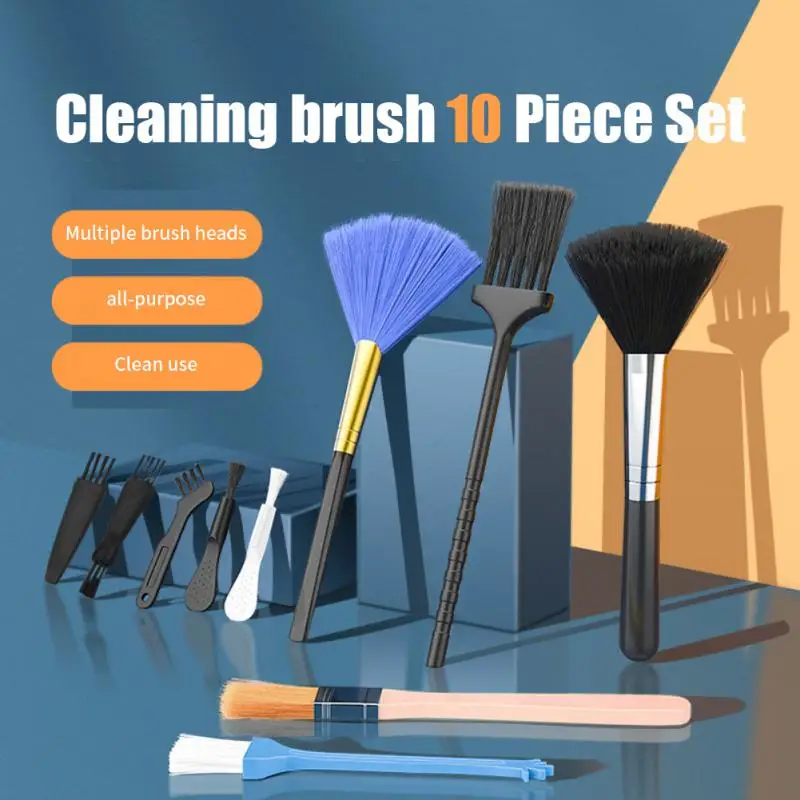 Small Space Cleaner Portable Brush Anti-static Cleaning Tool 10pcs/set  Portable Pc Accessories Small Computer Dust Brush Cleaner - AliExpress