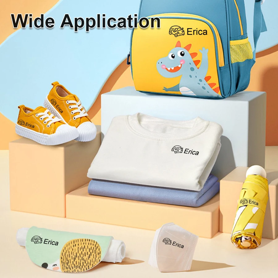 Children's Name Stamps, Student Stamps, Kindergarten Clothing, Waterproof Name Stickers, Penguin Cute Styling Gifts
