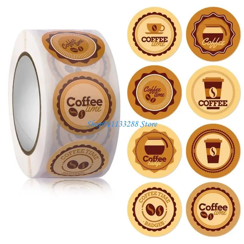 G88D Kaffee-Getränke-Etiketten, Aufkleber, 2,5 für Kaffee, Bar, Bäckerei, Kaffeetassen, Getränke – Detail 9