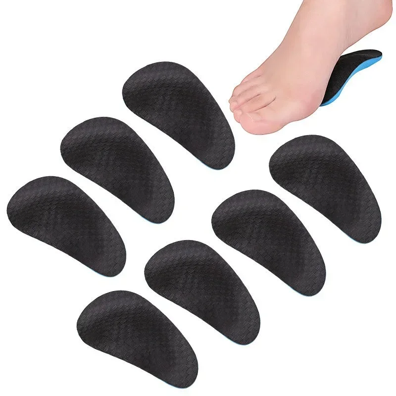 2 Pcs Sports Palm Foot Pad Flat Arch Support Half Cushion Inner Insoles Orthopedic Insoles Correcting Flat Feet Support Foot Pad shoe insoles,orthopedic insoles