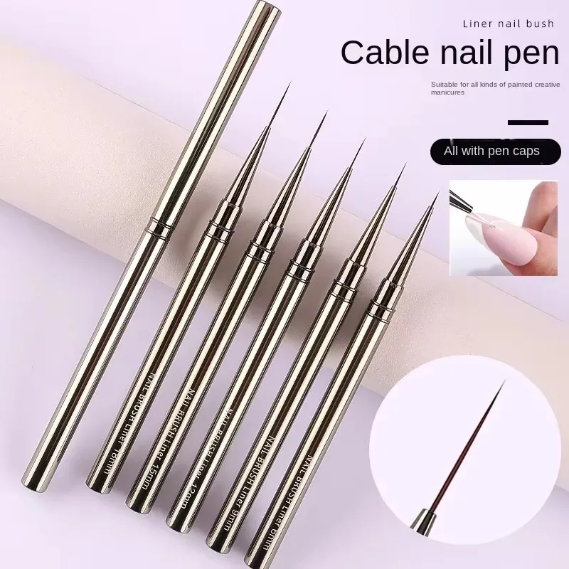 Nail Art Brush Set 5PCS/set 6/9/12/15/18mm