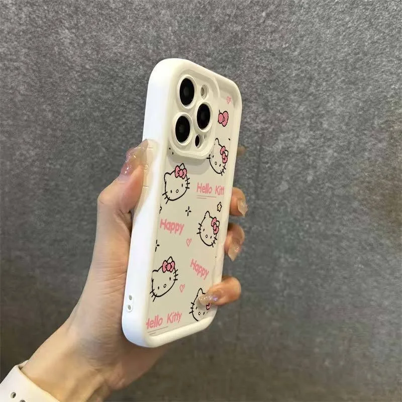thumbnail image 1 of Carved Hello Kitty Plain Multistep Soft Phone Case for Samsung Galaxy A14 A24 A34 A54 A05S A15 A25 A35 A55 A13 A33 A53 A50 A20S, 1 of 4