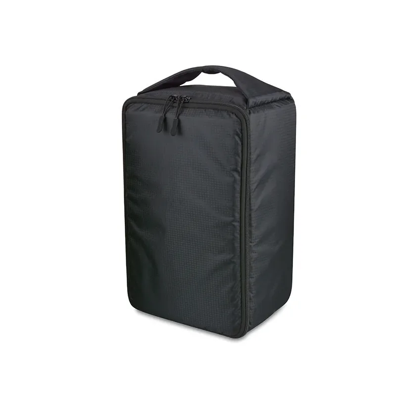 Sac photo étanche pour reflex numérique et objectifs, vue de dessus avec fermeture éclair renforcée