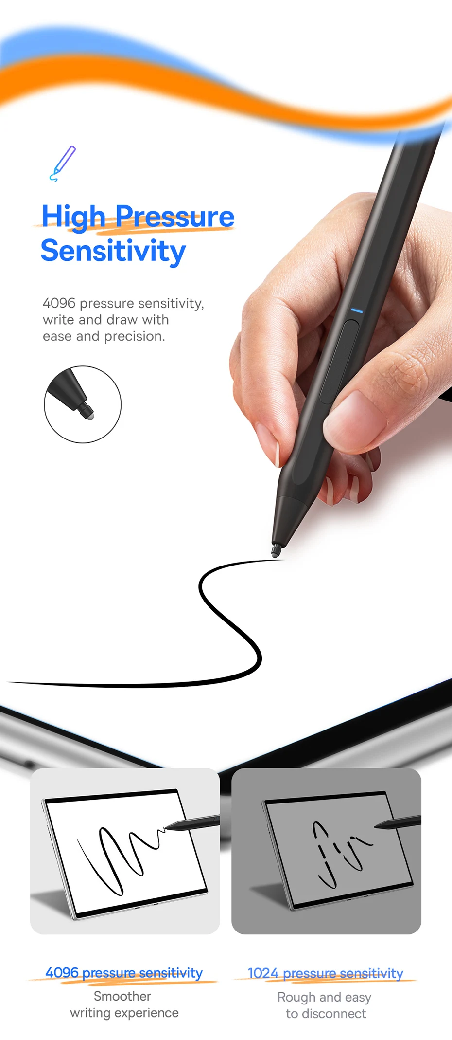 Baseus Stylus Pen For Microsoft Mpp2.0 Surface Tilt Palm
