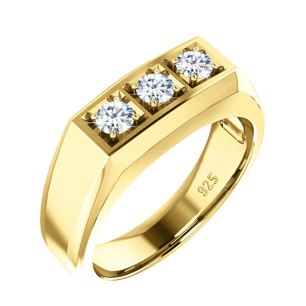 Iced Out Ring For Men With Diamonds – Haimov Jewelers