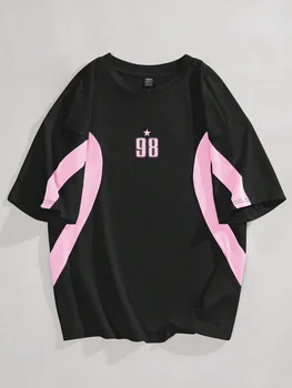 Women's Sports Jersey 3D Printed Sports Shirt Short Sleeved T-shirt Fashionable Breathable Quick Drying Plus Size Loose Top 1