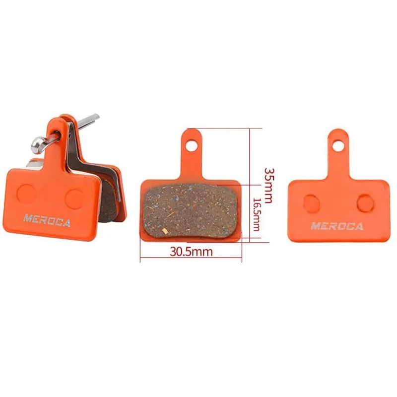 Bicycle Hydraulic Brake Pads MEROCA MTB Disc Brake Pads Resin semi-metal for ShimanoB01S Mountain Bike