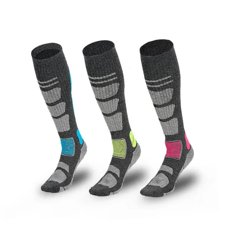Merino Wool Ski Socks Winter Thermal Sports Snowboard Cycling Hiking Skiing Stockings Men Women Boot Sock 2 Pairs ski socks